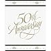 Stafford Gold 50th Anniversary Invitations w/Envelops 25 Per Pack
