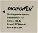 Digipower BP-CN4L Replacement Li-Ion Battery for Canon NB-4L for use with Canon SD1400IS, SD940IS, SD960IS and other Select Canon Digital Cameras