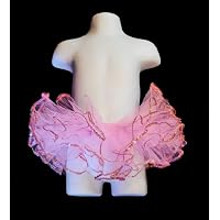 Pink Tutu. Ballerina Sequin Trimmed Tutu Fits Ages 3-6 Perfect Ballet Costume. 4 Layers