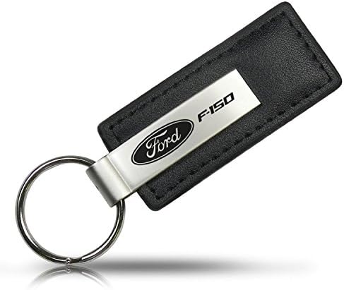 F-150 Black Leather Key Chain For Ford