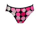 Body I.D. Black Swim Bottom w/ Pink Dots & Black Trim