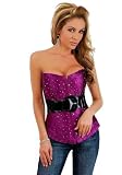 Strapless Sparkle Belted Corset