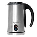 Luxus Design Edelstahl Milchaufschäumer 500ml - Der perfekte Milchschaum für Cappuccino & Co. - TOP Qualitätsprodukt (Modell 66)