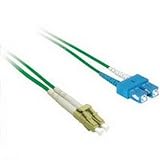Cables to Go - Patch cable - LC single mode (M) - SC single mode (M) - 33 ft - fiber optic - 9 / 125 micron - green