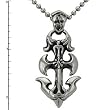Stainless Steel Anchor Pendant on 22" Bead Chain