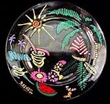 Caribbean Excitement Design - Hand Painted - Platter/Serving Plate - 13 inch diameter