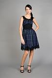 Tartan Plaid and Lace Dresses by Anna Sui