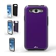 Acase Samsung Galaxy S3 Case - Superleggera PRO Dual Layer Protection (Purple/Black) (Fits AT&T, Sprint, T-Mobile and Verizon)