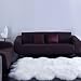 Genuine Sheepskin Rug Four Pelt Natural White 4x6 NEW