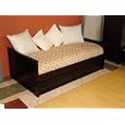 Solid Pine American Day Bed With Trundle Black