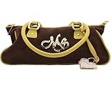 IMAGE OF MS Shoe Designs Fonda Seal Brown Lime Handbag
