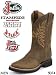 Justin Boots Western Stampede Tekno Crepe 5074 Mens Dark Brown