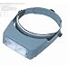 Donegan Optical Company OptiVISOR LX Binocular Magnifier-Lensplate #4 Magnifies 2X At 10