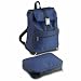 Convertible Backpack Book & Bible Cover Navy/Grey LG