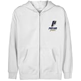 NCAA Portland Pilots Youth White Logo Applique Full Zip Hoody