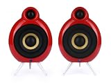 Scandyna AMSE05-P Podspeakers - Micropod SE Active Speakers - Pair (Red)