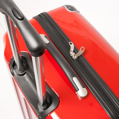 Swiss Case RED 4 Wheel ABS 3 PC Suitcases 28