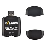 Uspeed 8-in-1 USB 3.0 Card Reader for SDXC, SDHC, SD, MMC, RS-MMC, TF(Micro SDXC, Micro SD, Micro SDHC), support UHS-I ~ Uspeed