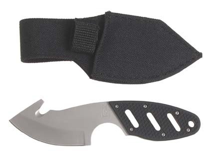 Messer feststehend, Aufreißklinge, PVC-Griff, Länge: 16,5 cm, Klinge: 10 cm