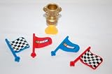 Fisher Price Little People Spin 'n Speed Raceway Flags and Trophy