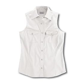 Buy Carhartt Poplin Snap-Front Shirt - Sleeveless - Ladies by Carhartt