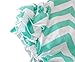 Wave Cotton Floral Ruffles Baby Girl Rompers Dress With Headband (6-12 Month,Green)