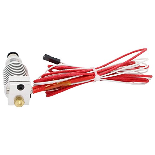 3maker Metal Remote J-Head V6 Hot End for RepRap 3D Printer 1.75mm Filament Bowden Extruder 0.4mm Nozzle