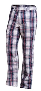 Fila Golf Men's Napoli Plaid Pant (Fila Navy Plaid, 38-Inch)