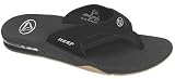 41LpDnuu3lL. SL160  Reef Mens Fanning Sandal,Black/Silver,11 M US