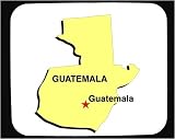Decorated Mouse Pad with map, vector, guatemala