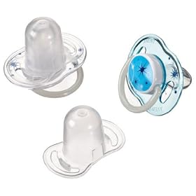 Philips AVENT SCF176/21 BPA-Free Glow in the Dark Night-Time Soothers (3-6 Months) 2 Pack