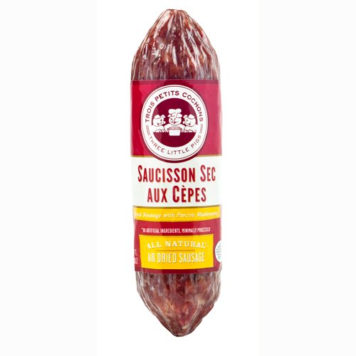 Saucisson Sec Aux Cepes (Porcini Mushroom) (8 ounce)