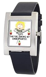 South Park Men's D1521S060 Kuban Collection Tweak Black Leather Watch