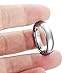 Tungary 6mm Mens Womens Tungsten Carbide Wedding Band Rings Engagement Promise Domed Size 4-14
