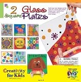 2 Square Glass Plates