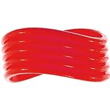 1 1 4 Wide Wavy Bangle With 1 7 8 Hoops In Red
