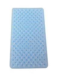 From Amazon.com. Click for details:
 Home: Non-Slip Bath Mat - Durable for Tub & Shower, Easy to Clean Soft Silicone - Latex-Free, BPA, PVC & Phthalate-Free - Anti-Bacterial, Mold & Mildew Resistant - Safe for Baby, Kids & Elderly (Blue) - Simple Lines Co. Home: Non-Slip Bath Mat - Durable for Tub & Shower, Easy to Clean Soft Silicone - Latex-Free, BPA, PVC & Phthalate-Free - Anti-Bacterial, Mold & Mildew Resistant - Safe for Baby, Kids & Elderly (Blue) - Simple Lines Co.
