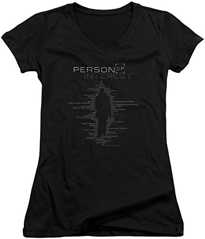 Person Of Interest Crime Drama Nyc TV Series Digits Juniors V-Neck T-Shirt Tee