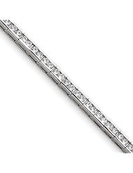 14k White Gold AA Diamond tennis bracelet