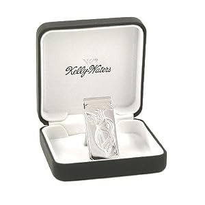 Money Clip - Golfer's Silver-plated and Rhodium Polished