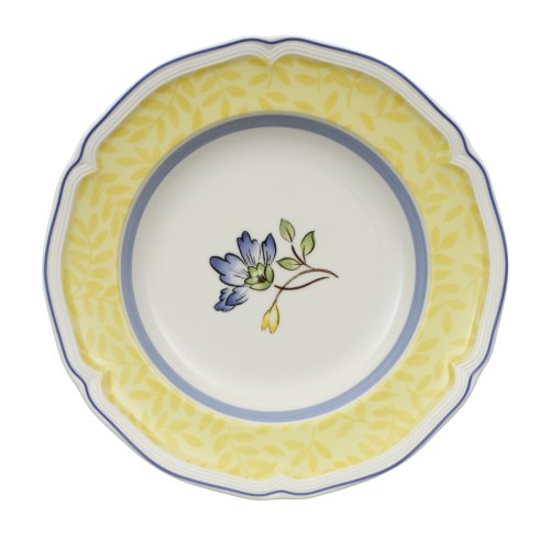 Villeroy & Boch Toscana Yellow 8-1/4-Inch Salad Plate, Set of 6