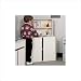 Fleetwood 30.2300.5XX.000 Koala-Tee Play Kitchen Hutch and Cupboard Unit Color/Trim: Apple Red/Al...