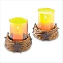WESTERN CANDLEHOLDER SET