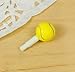 Cute Mini Yellow Tennis Ball Sport Ball Dust Plug 3.5mm Smart Cell Mobile Phone Plug Headphone Jack Earphone Cap Ear Cap Dustproof Plug Charm iPhone Plug Charm for iPhone 4 4S 5 5S HTC Samsung Ipad 2 3 4 Mini Ipod Blackberry Sony Nokia etc.