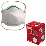 Milwaukee 49-17-3500 20-Piece Box NIOSH N95 Class Particulate Respirator