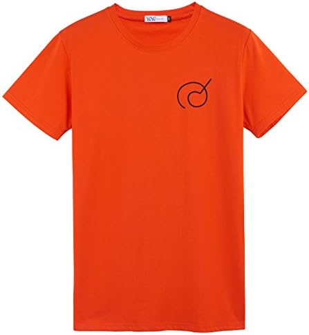 Yoyomanworld Men's Son Goku T-Shirt Super Saiyan Cosplay Cotton Tops (L)