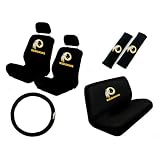 11 Piece NFL Auto Interior Gift Set - Washington Redskins - A Set of 2 Seat Covers, 1... by A P Products