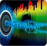 Rikki KnightTM Rainbow Speaker Waves - Square Beer Coasters - Drink Coasters (Set of 4) - Ideal Gift for all Occassions