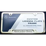 Genuine Mercedes Benz Stainless Steel License Plate Frame by Mercedes-Benz