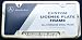 Genuine Mercedes Benz Chrome License Plate Frame